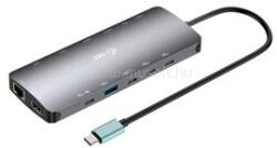 i-tec USB-C Metal Nano 3x Display Dock, 2x HDMI 1x USB-C video + Power Delivery 140W (C31NANOTRIPLEDOCKPD) (C31NANOTRIPLEDOCKPD)