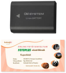 Olympus OM System BLX-1 Akku + Kattanjki Klub Online Kurzus - 40.000Ft-os kupon