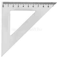 BLUERING Vonalzó háromszög 45° 10.5 cm, műanyag (BLUERING_52695) (BLUERING_52695)