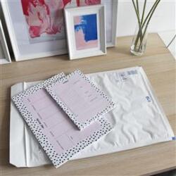 BLUERING Légpárnás tasak 19/I szilikon külső méret 320x455mm, belső méret 300x445mm, BlueringR fehér (BLUERING_LEGPFH19I) (BLUERING_LEGPFH19I)