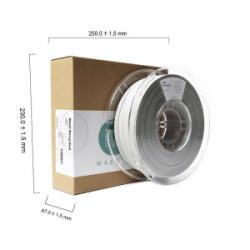 Maertz PLA Matt Recycled nyomtatószál újrahasznosított anyagból 1.75mm, 1kg matt világosszürke (PMMA-1014-001) (PMMA-1014-001) - aqua