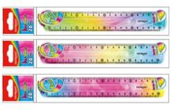 Keyroad Vonalzó 20 cm, flexibilis Flex Draw színátmenetes (KEYROAD_38528) (KEYROAD_38528)