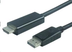 PremiumCord DisplayPort 1.2/1.2a HDMI 2.0 Átalakító Fekete 3m kportadk04-03 (kportadk04-03)