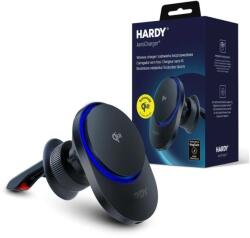 3mk Protection Hardy AeroCharger Vezeték nélküli autós töltő 15W szellőzőre fekete (5903108646536)