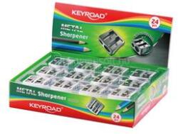 Keyroad Hegyező 2 lyukú fém 24 db/display Metal (KEYROAD_38402) (KEYROAD_38402)