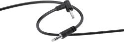 ISY 3, 5mm Jack 90° összekötő kábel, 1, 5 méter, fekete (IAU-1029) (IAU-1029)