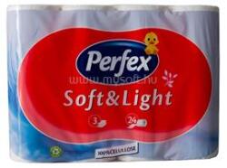 Perfex Toalettpapír 3 rétegű kistekercses 100% cellulóz 88 lap/tekercs 24 tekercs/csomag Boni hófehér (PERFEX_42565) (PERFEX_42565)