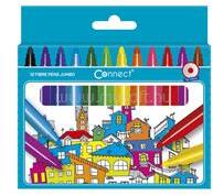 Connect Rostirón, filctoll készlet, Jumbo 12 klf. Szín (CONNECT_105807) (CONNECT_105807)