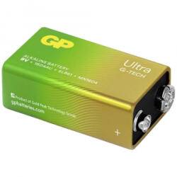 GP Batteries 6F22 Ultra alkáli 9V 1db (1604AU-PGB1) (GP1604AU-PGB1) - aqua