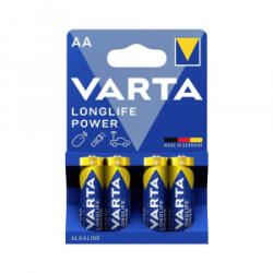 VARTA Longlife Power alkáli mangán ceruzaelem 2.96Ah 1.5V 4db (04906121354) (04906121354)