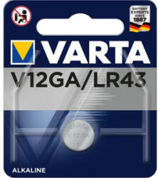 VARTA LR43 (V12GA) fotó és kalkulátor elem 1db/bliszter (4278101401) (4278101401) - aqua