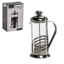ramiz Francia presszó kávé- és teafőző, 350 ml - Üveg tartállyal és rozsdamentes acélból (LUT1403)