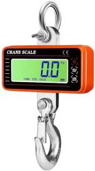 VERK GROUP 17146 Elektronikus függő mérleg, 500 kg, narancssárga - alza