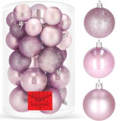 SPRINGOS Ca1554 karácsonyi gömbök 4/5/6 cm 30 db (CA1554)