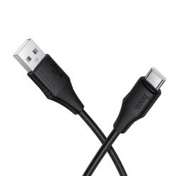 hoco. X124 cablu de date USB - Type-C, 100cm, NEGRU (X124_USB_C_B)
