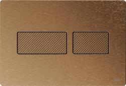 Tece Solid Diamond WC működtetőlap, szálcsiszolt bronz 9240435 (9240435)
