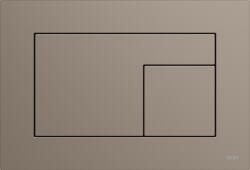 Tece Velvet ujjlenyomat mentes WC működtetőlap, Beige Brown 9240730 (9240730)