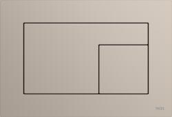 Tece Velvet ujjlenyomat mentes WC működtetőlap, Grey Beige 9240733 (9240733)