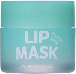 Asus Cosmetics Mască hrănitoare pentru buze, măr și lime, 20 g