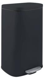spirella pedálos szemetes AKIRA matt fekete acél soft-close 50 L 10.21573 (10.21573)