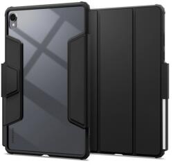 Spigen Samsung Tab S11 5G SPIGEN AIR SKIN PRO tok álló, ECO bőr hatású aktív FLIP, ceruza tartó, FEKETE ACS10216 (ACS10216)