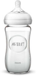 Philips Avent Biberon Natural Sticla Ultra Soft SCF053/17, 240 ml