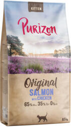 Purizon 2x6, 5kg Purizon Kitten lazac & csirke - gabonamentes száraz macskatáp