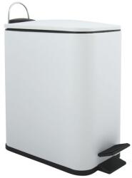 spirella pedálos szemetes ERIK matt fehér acél 5 L 10.20496 (10.20496)