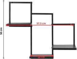 Springos modern fali polc 50 x 58 x 22.5 cm (HF0055)