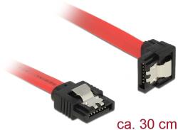 Delock 6 Gb/s sebességet biztosító SATA-kábel egyenes csatlakozódugóval lefelé néző SATA-csatlakoz
