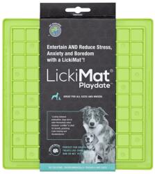 LickiMat Playdate nyalószőnyeg kutyáknak - zöld