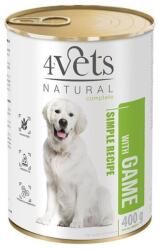 4Vets NATURAL Simple Recipe with Game 6 x 400 g