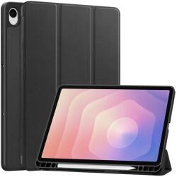 Gigapack Samsung Tab S11 5G / Tab S11 WIFI GIGAPACK Tok álló, bőr hatású aktív FLIP, ceruza tartó, FEKETE GP-177309 (GP-177309)