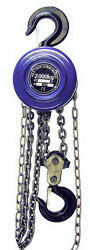 Strend Pro Láncos emelő, Strend Pro TRC9020, kék, kézi, 2000 kg teherbírás, lánchossz: 250 cm, csigasoros, kampókkal (TC112412)