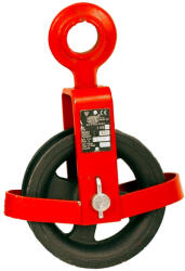 BRANO Csiga, Brano Z 500 B, 500 kg, piros/fekete, szemmel és kötélvédővel, kézi működtetésű, hordozható, köteles használathoz, egyszerű kialakítás (TC112076)