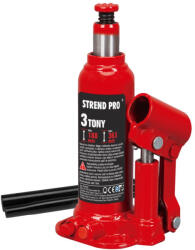 Strend Pro Hidraulikus emelő, Strend Pro TH90304S, piros, 3000 kg teherbírás, 18, 8-36, 3 cm emelési magasság, bőröndben, kompakt, masszív, könnyen mozgatható (TC112408)