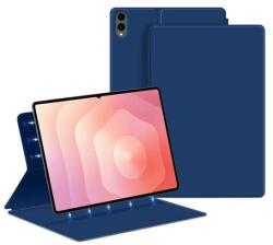 Gigapack Samsung Tab S11 Ultra 5G / Tab S11 Ultra WIFI GIGAPACK Tok álló, bőr hatású aktív FLIP, asztali tartó, SÖTÉTKÉK GP-177295 (GP-177295)