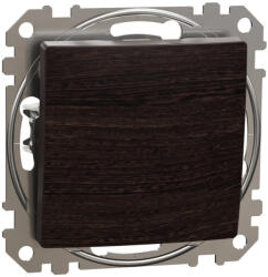 Schneider Electric SDD181106U váltókapcsoló (106), wenge burkolattal, rugós bekötés, kerét nélkül, süllyesztett, 10A 250V IP20 (Sedna Design / Elements) (SDD170106U)