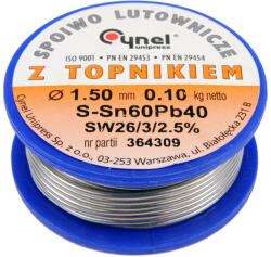  CYNEL 76814 Forrasztóón 100g 1, 5mm (76814)