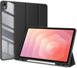 Dux Ducis Samsung Tab S11 5G DUX DUCIS TOBY tok álló, bőr hatású aktív FLIP, ceruza tartó, FEKETE GP-176838 (GP-176838)