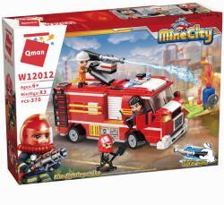 Qman Tűzoltó bevetés | 370 db építőkocka | építőjáték | QMAN W12012 (W12012)