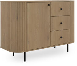  OVALIO 123 keskeny komód - cremona tölgy (10000017539)