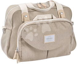 BÉABA Pelenkázótáska babakocsihoz Geneva II Changing Bag Eco Clay Beaba pelenkázó alátéttel bézs (BE940339)