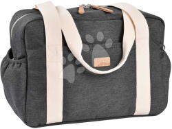 BÉABA Pelenkázótáska babakocsihoz Paris Changing Bag Dark Heather Grey Beaba pelenkázó alátéttel szürke (BE940329)