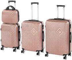 Leziter TraveLux Pro XXV gurulós bőrönd szett rosegold (LTRPBS-XXV-RG) - leziteronline