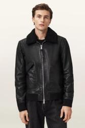 AllSaints bőrdzseki VAUCLUSE - fekete M