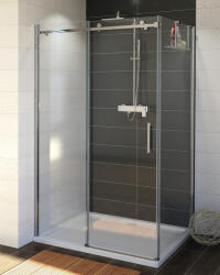 SAPHO Gelco Dragon szögletes zuhanykabin tolóajtóval átlátszó üveggel 1400x700 mm, króm profil GD4614GD7270 (GD4614GD7270)