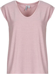 Pieces Tricouri mânecă scurtă Femei PCBILLO TEE LUREX STRIPES Pieces violet EU L