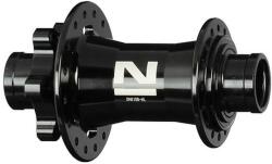 NovaTec DH61SB DH első kerékagy, 36H, tárcsafékes, átütőtengelyes (20 mm), ipari csapágyas, fekete