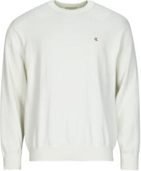 Calvin Klein Pulovere Bărbați EU LS COTTON RELAXED CREWNK SWEA Calvin Klein Jeans Alb EU M